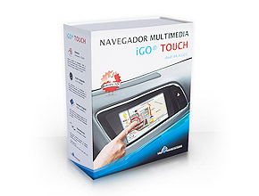 Diseño caja navegador iGo Touch