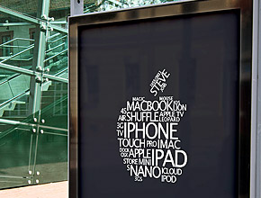 Diseño cartel Apple