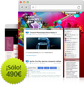 Diseño web de Blog por sólo 490€