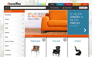 Captura de pantalla de la tienda virtual materialsurf.com