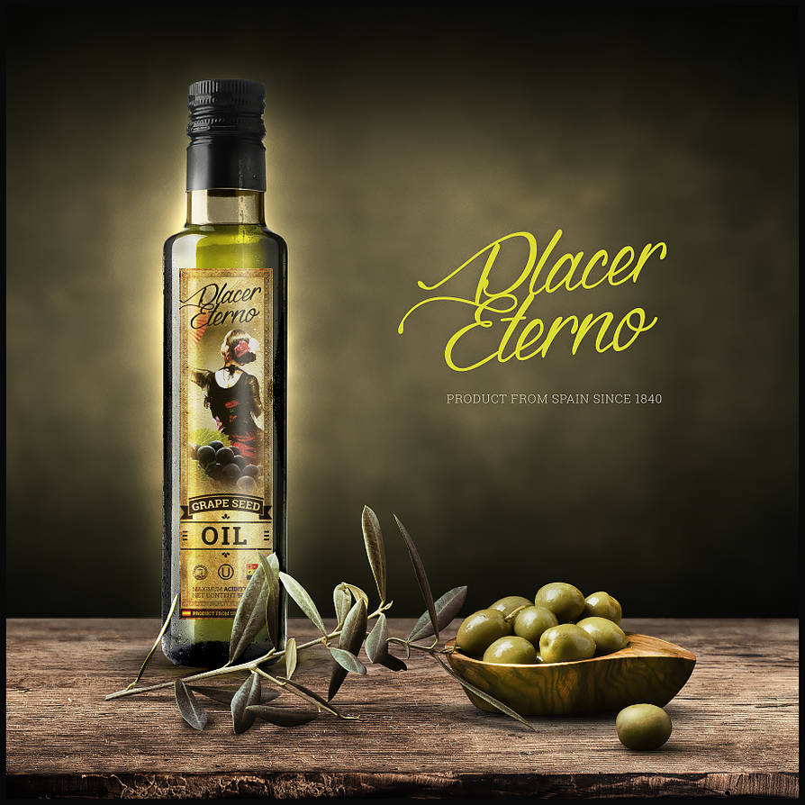 Packaging de aceite Placer Eterno
