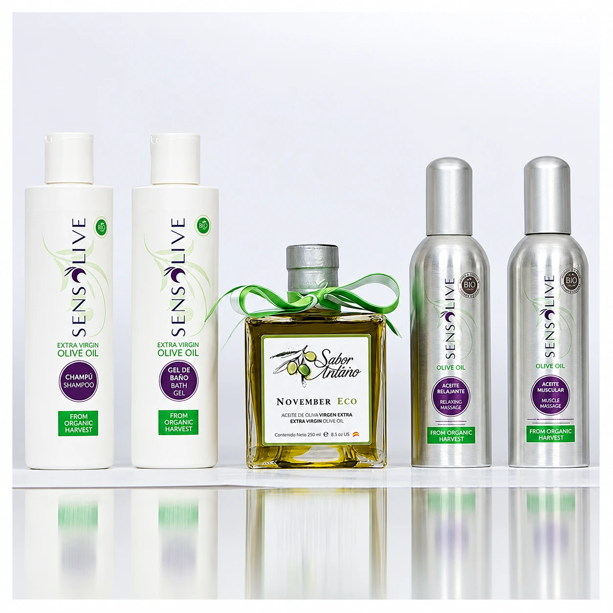 Línea de aceite de oliva y cosmética Sabor Antaño